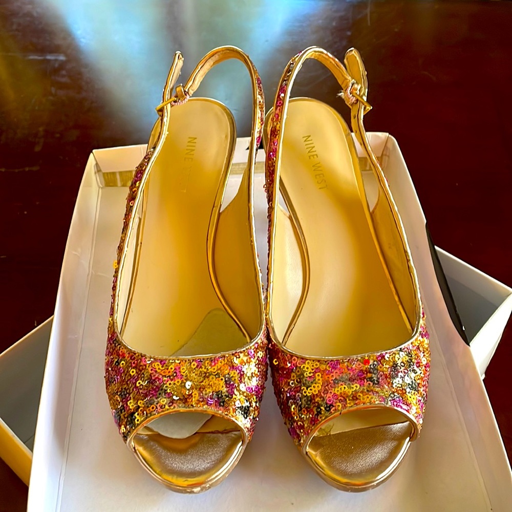 Nine West evening shoes Size 8